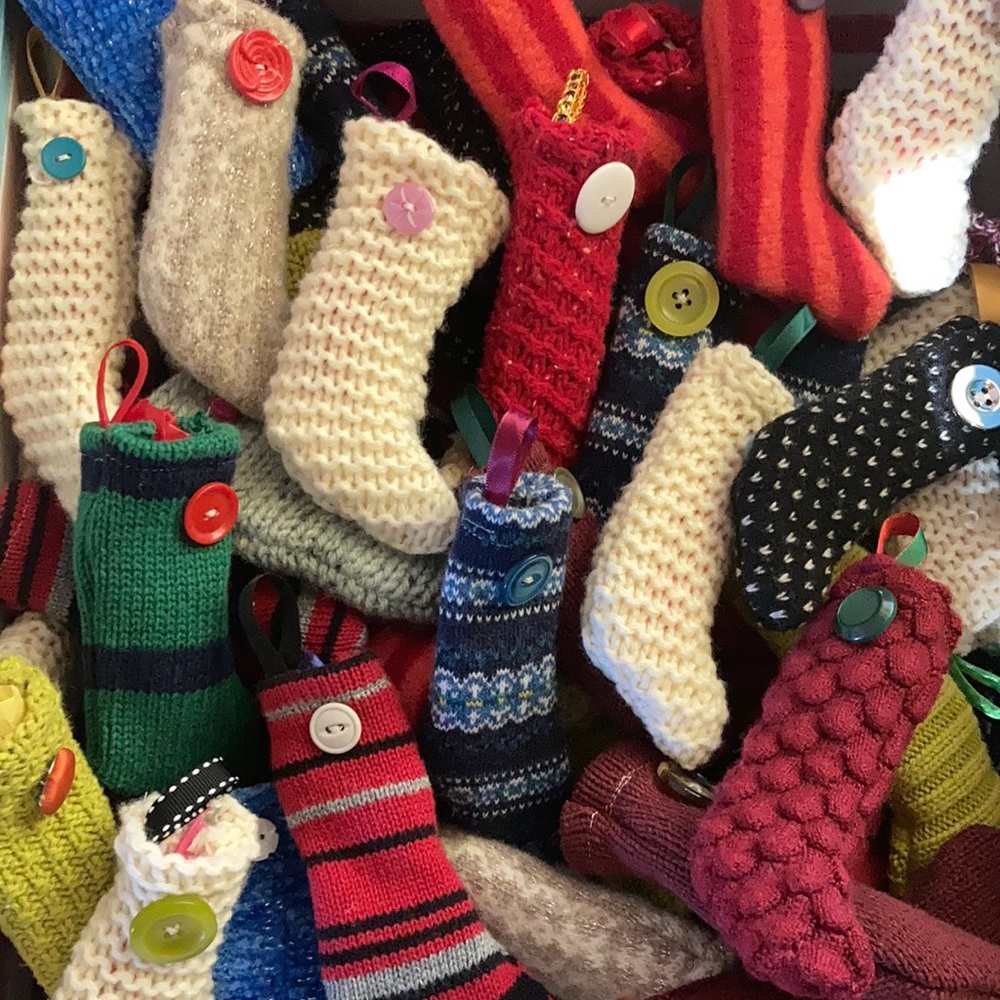 Christmas stockings Ornaments decorations secret Santa gift wrapping Holiday